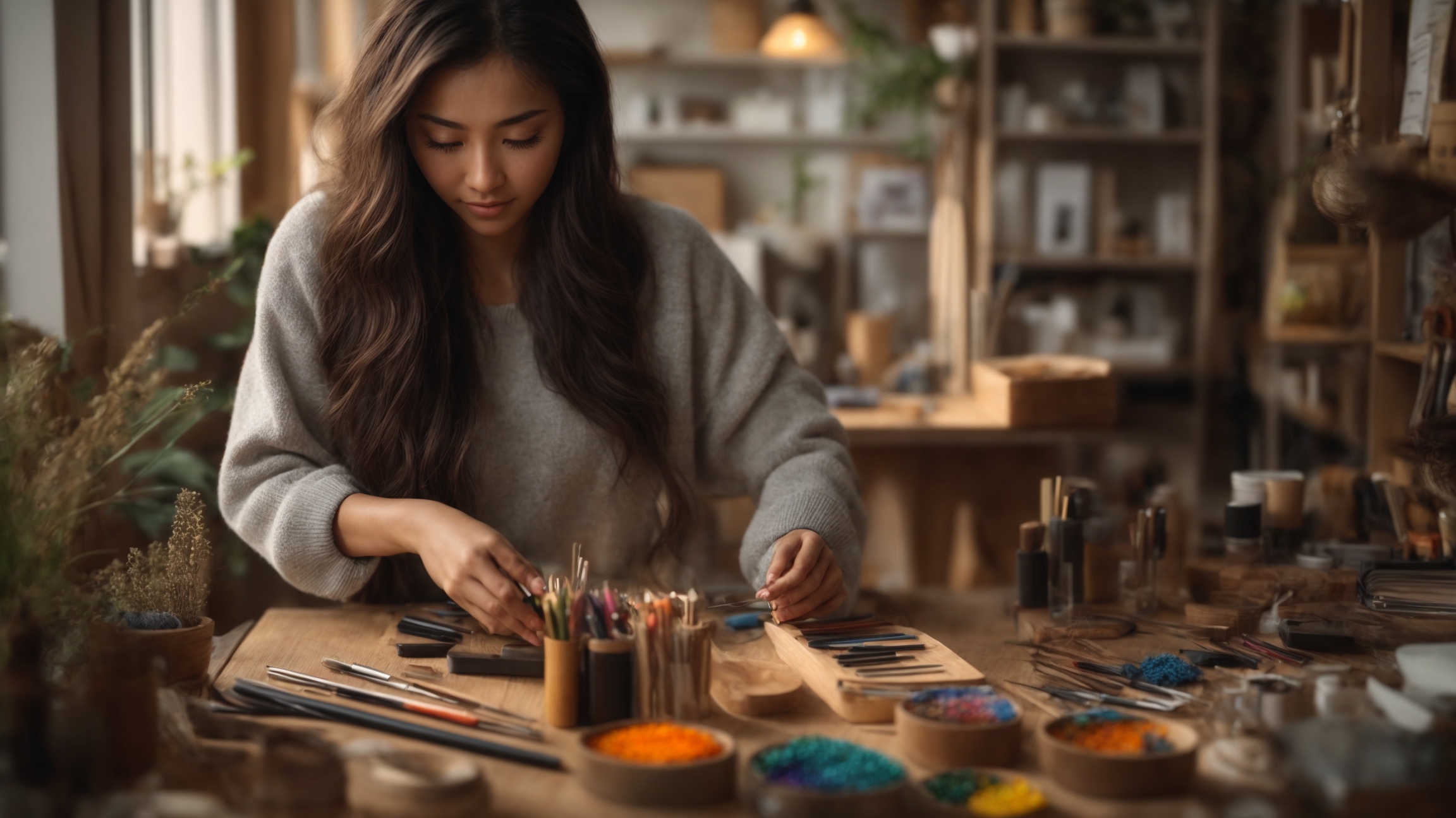 Inovasi DIY kreatif menginspirasi ruang kerja kerajinan tangan